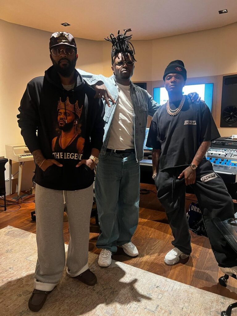 Fally Ipupa e Wizkid nello stesso studio insieme